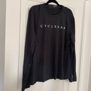 CycleBar Women's Black Long-Sleeve Logo Tee